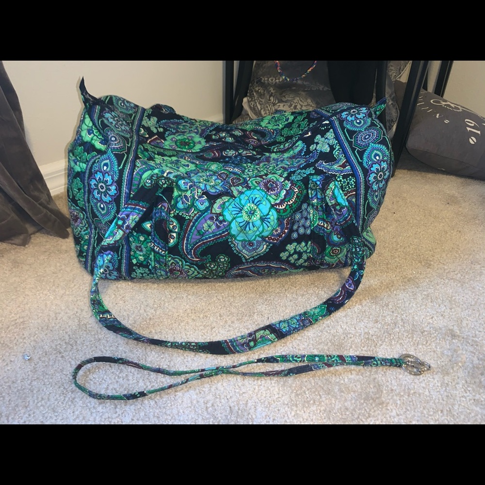 Verá Bradley duffle and key tag